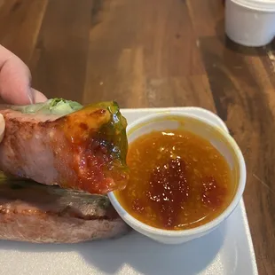 Dipping sauce is legit