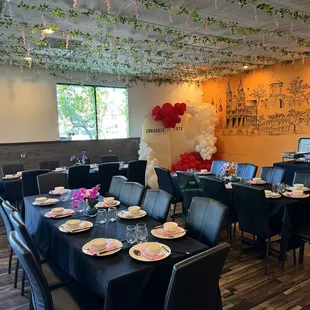 Our free decoration and set up for party