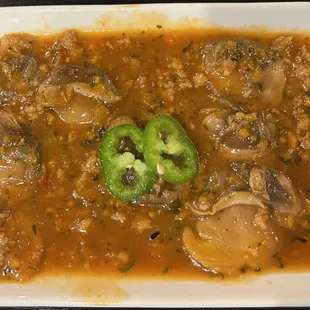 Scallion Onion Blood Clams