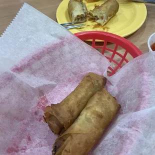 House-made egg rolls!