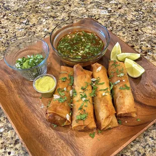 QuesaBirria Eggrolls