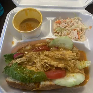 Pan Con Pollo