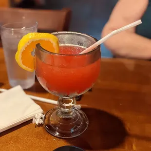 STRONG Strawberry Margarita Drink