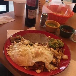 a plate of food on a table