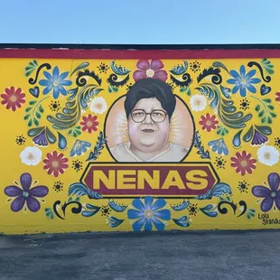 a mural of nena&apos;s