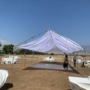 Dance floor &amp; 20 x 40 canopy