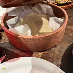 Fresh made tortillas