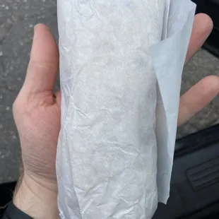 It&apos;s about the size of my hand.