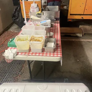 Condiments for tacos