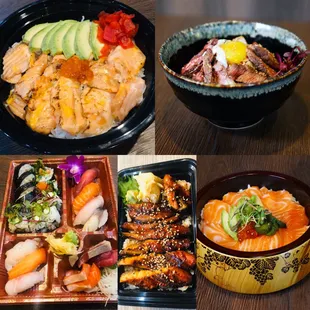 Take out special!! Aburi Salmon Bowl $7