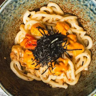 Uni udon pasta