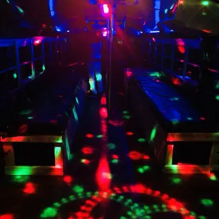 Lights on nenespartybus