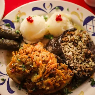 Three Sisters dolmas (gluten-free).