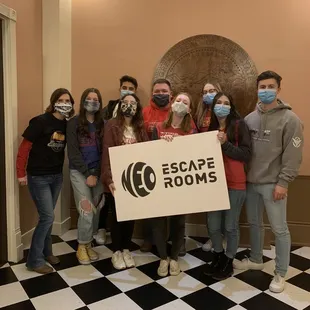 Way of Escape Game Masters having a great time at NEO Escape Rooms!