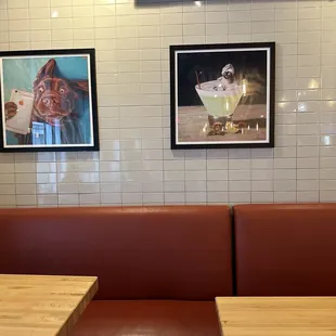 Cute booth with pics of animals