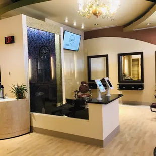 Neo Check in area and Barbershop