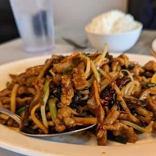 Shredded pork Sichuan style