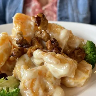 46. Honey Glazed Walnut Shrimp