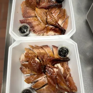 Fresh out oven, roasted duck