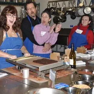 "You too can learn how to use a guitar cutter!" Chocolate Truffle Making Class at La Cocina - Feb. 2010
