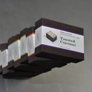 Stack of Single Flavor boxes.