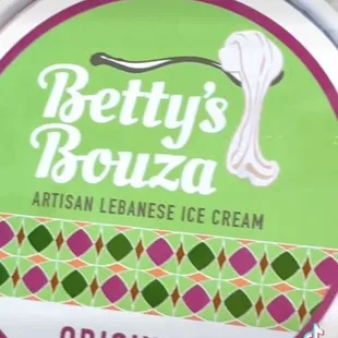 Stretchy, delicious Lebanese Ice Cream, flavored with Orange blossom and Rosewater!