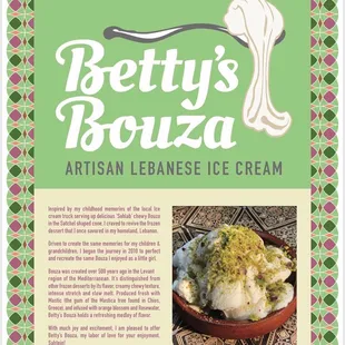 Our Company Chef Betty&apos;s Bouza!