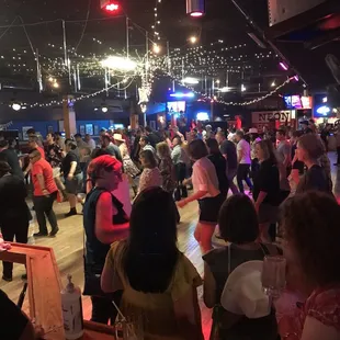 Packed dance floor