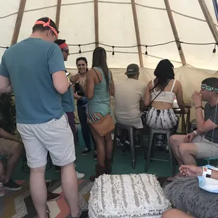 DRIPS Tent in VIP