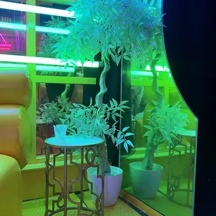 Cool sitting areas