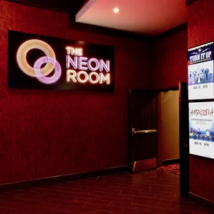 the neon sign for the neon room