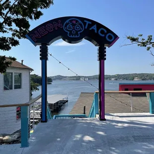 Entrance from the street