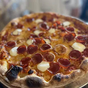 Cup Char pizza
