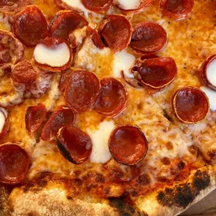 Cup &amp; Char Pepperoni with mozzarella.
