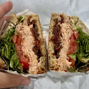 Smoked Salmon BLT Sandwich- Best sandwich in DC!!