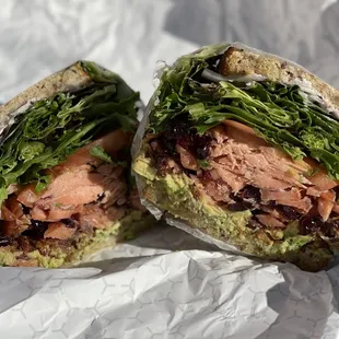 Smoked Salmon BLT Sandwich