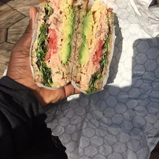 Smoked Salmon Salad Sandwich