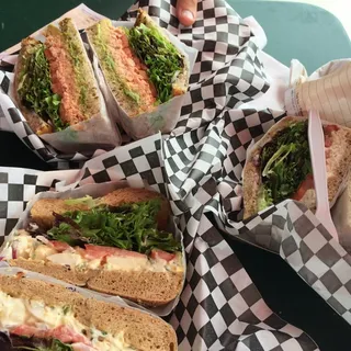 Smoked Egg Salad Sandwich (vegetarian)