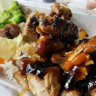 Chicken Veggie Bowl. Forgot to take a picture before I dug in.