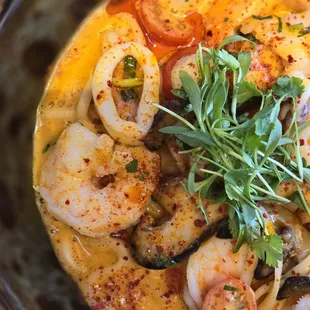 Seafood Tom Kha Pasta