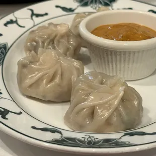 Veg Momo Appetizer: love the chewy skin!