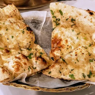Garlic Naan at Nepal House