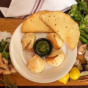a plate of food