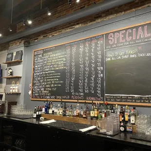 specials on a chalkboard