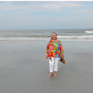 I really enjoyed my walk on the beach today.