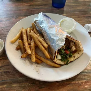 Chicken Souvlaki Sandwich
