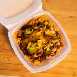 nachos, food