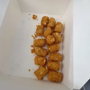 A handful of dry stale tots for $5? Skipppp
