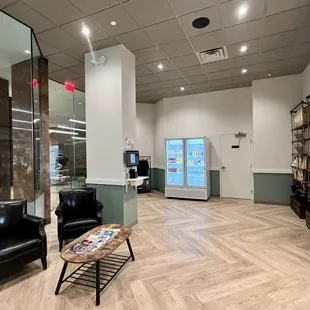 the waiting area