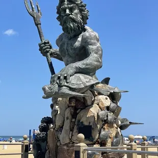 Beautiful King Neptune statue